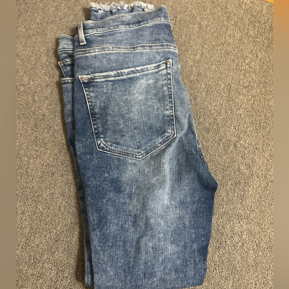 Express light washed ripped jeans